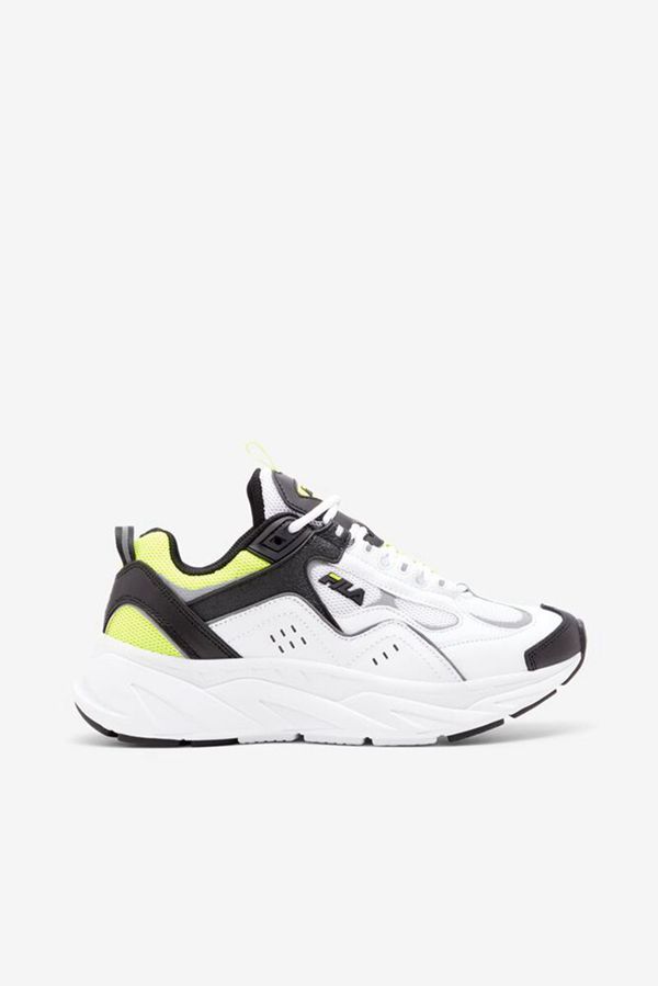 Zapatillas Fila Mujer Blancas / Negras / Amarillo - Trigate Plus - España 298146HTR